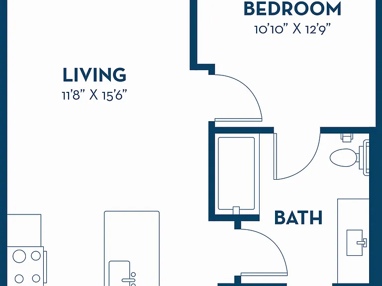1 Bedroom | 1 Bath | 648 SF 1 Bedroom | 1 Bath | 648 SF