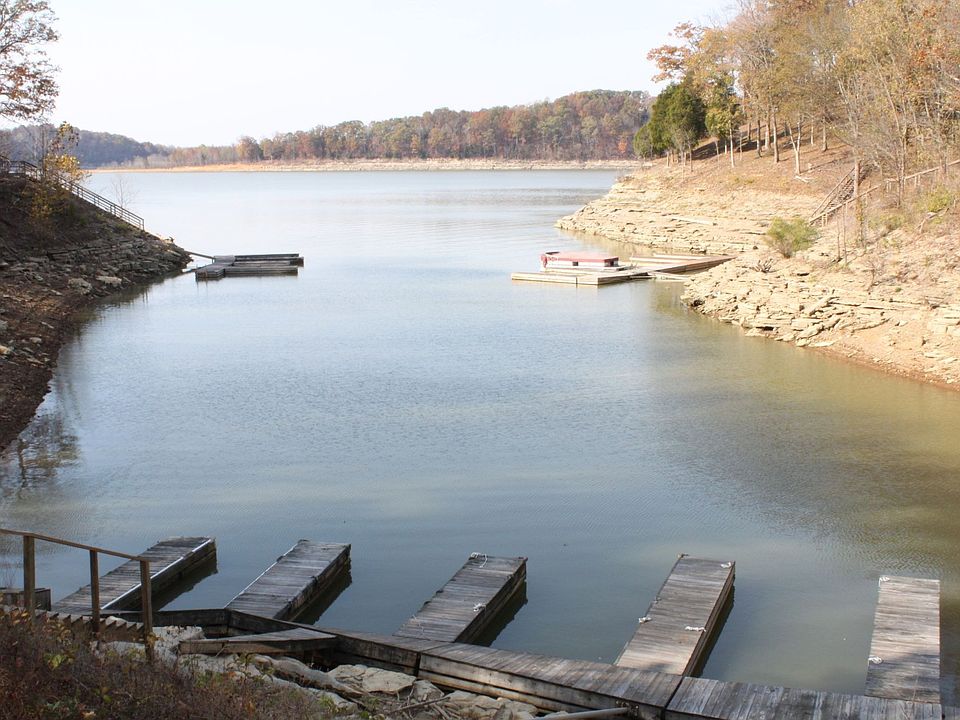Boat Dock at winter pool