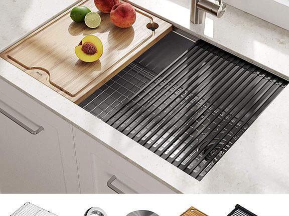 New Kraus workstation and goose neck faucet
