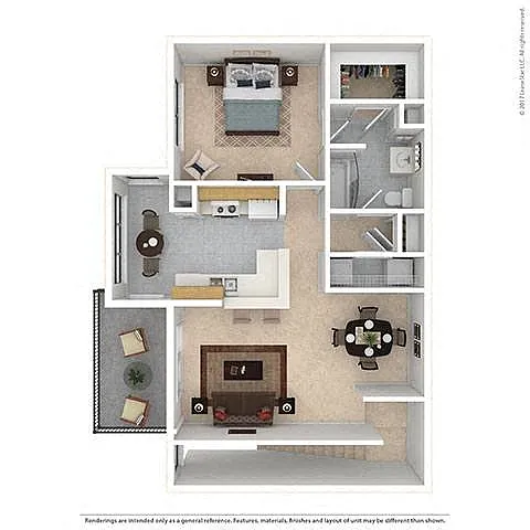 Floor plan A1C