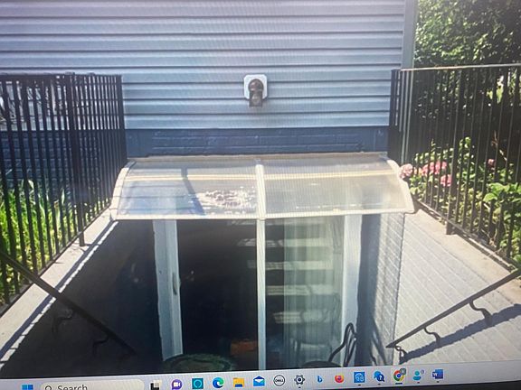 Back of the house; 4 ft elevation.