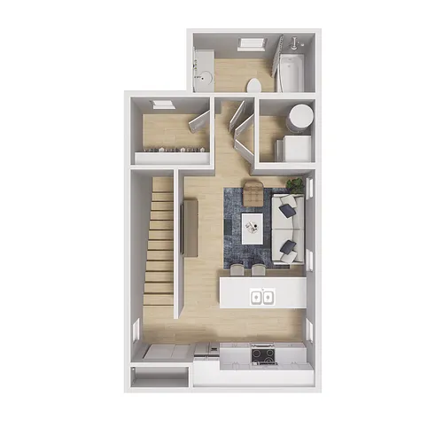 Floor plan 0x1 - 485 sqft - S2
