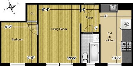 2nd image of 304 W 14th St APT 1A