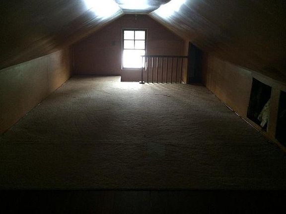 Attic can make a possible third bedroom or spare room.