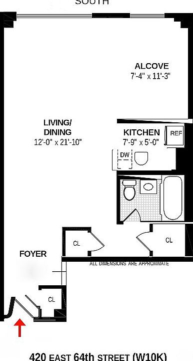 2nd image of 420 E 64th St APT W10k