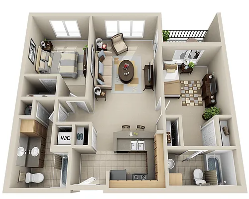 Floor plan Plan B2C