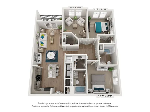 Floor plan The Ashley