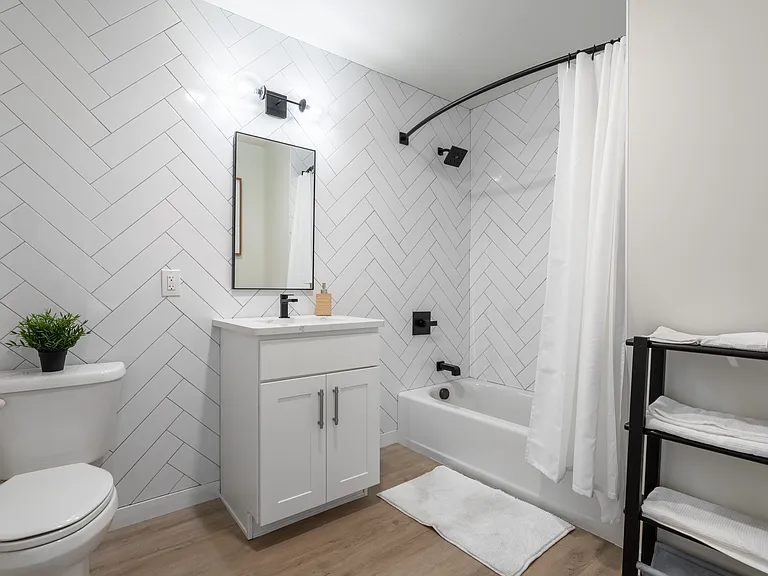 Step into luxury at Luckey Platt, where modern design meets comfort. This beautifully styled bathroom features elegant fixtures, a spacious layout, and quality finishes. Refresh your daily routine in this serene space. Schedule a tour today!