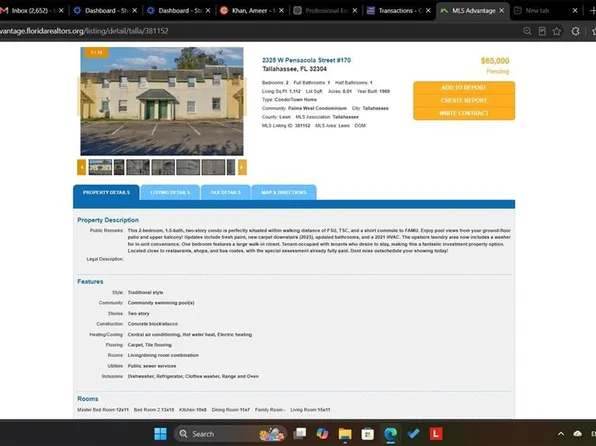 2325 W PENSACOLA STREET #170, TALLAHASSEE, FL 32304