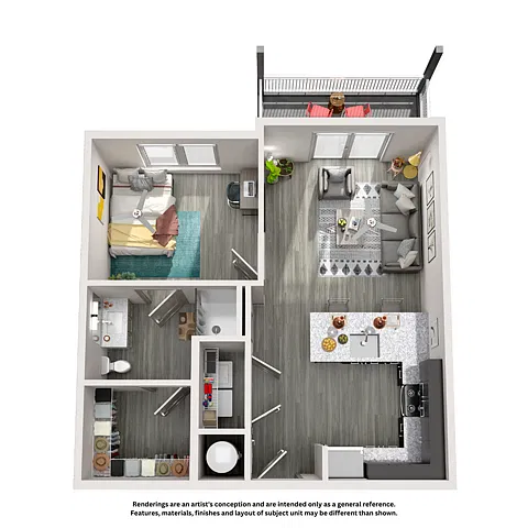 Floor plan 1X1