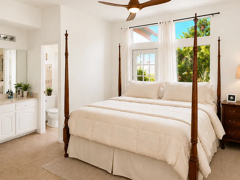 Primary bedroom with on-suite full bath