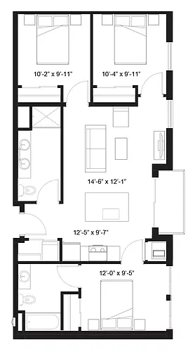 Floor plan Demeter
