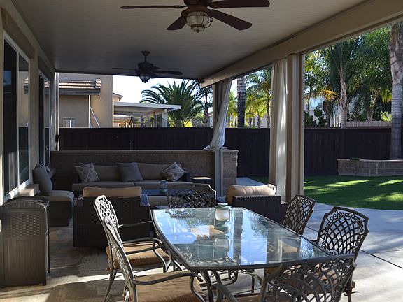 patio seating area