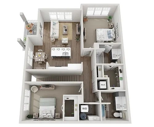 Floor plan 2C