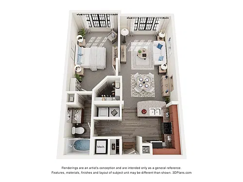 Floor plan Greenwich I & II