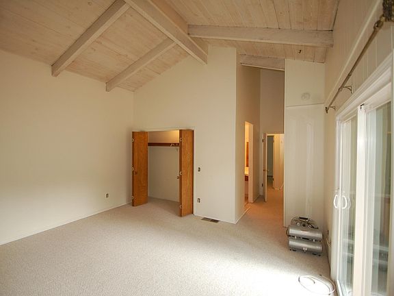 Master bedroom. With a slider door to the deck.