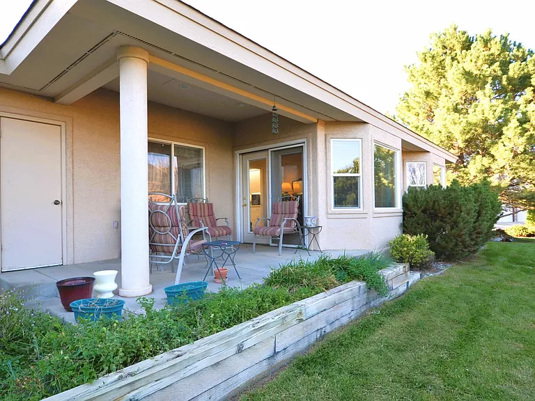 Private Covered Patio.