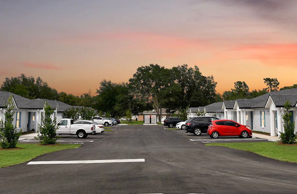 Only 15 apartments, 2 assigned parking spaces.