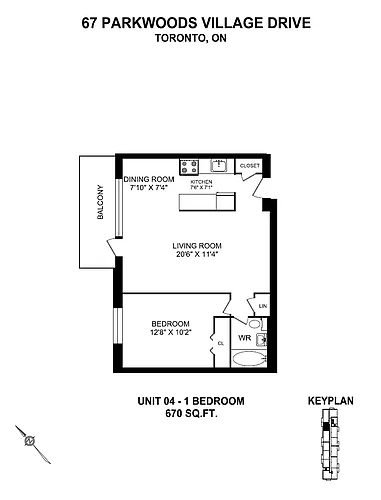 Floor plan 208