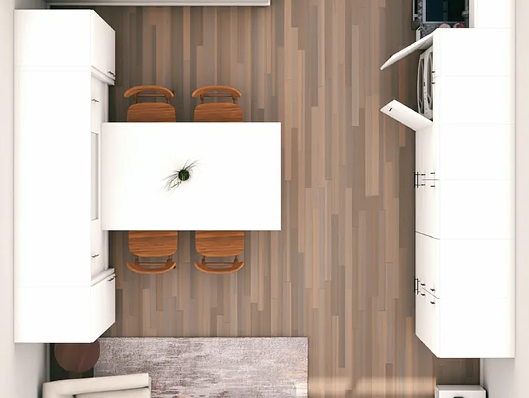 Studio / 1 Bath - 411 SF Studio / 1 Bath - 411 SF
