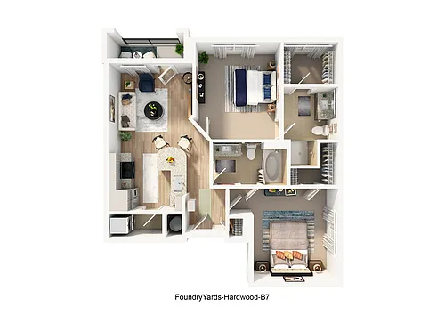 Floor plan B7