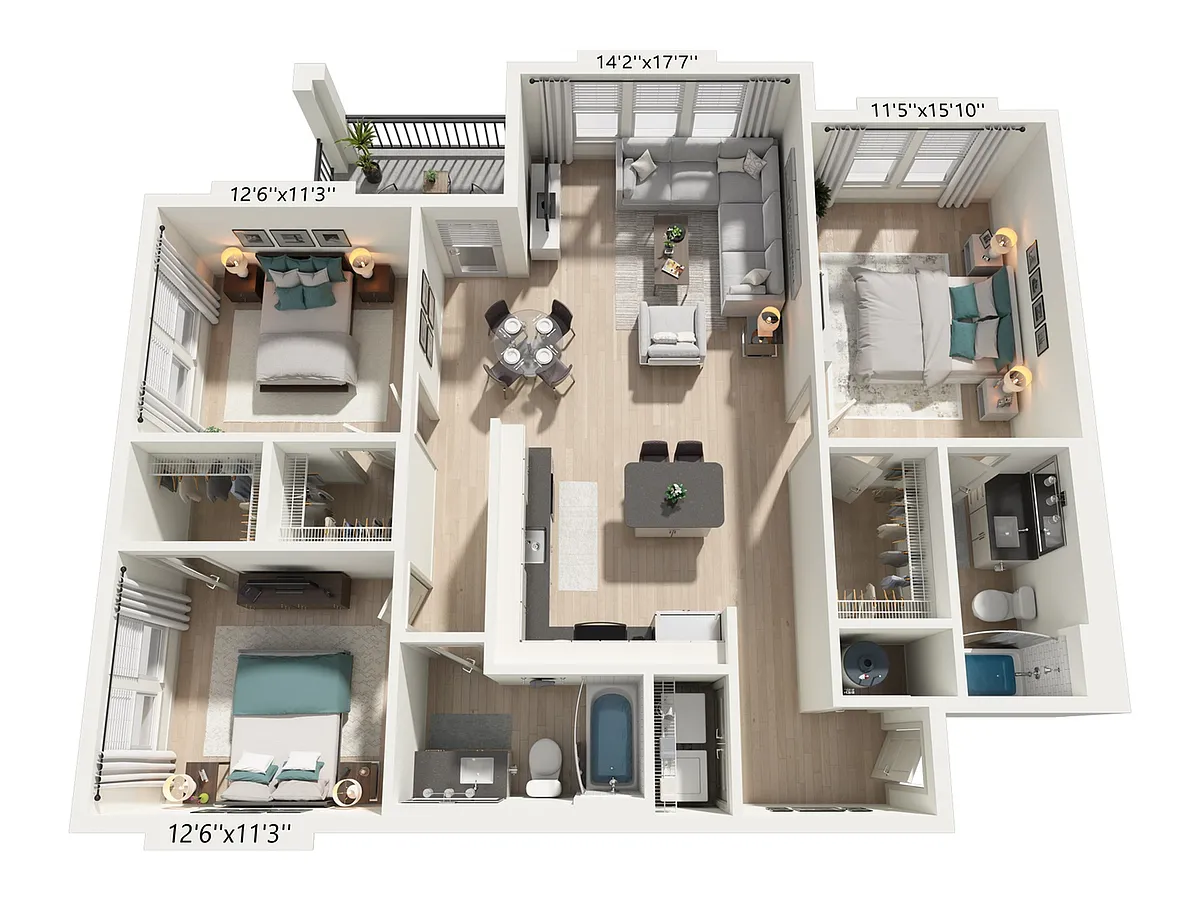Floor plan C1