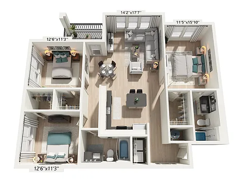 Floor plan C1