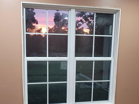 Beautiful view each day of sun set from the living room.