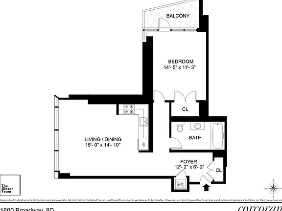 2nd image of 1600 Broadway APT 8D