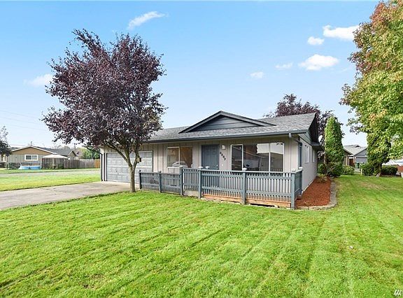Large corner lot.