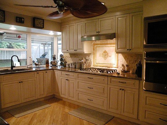 Kitchen with pass thru to pato