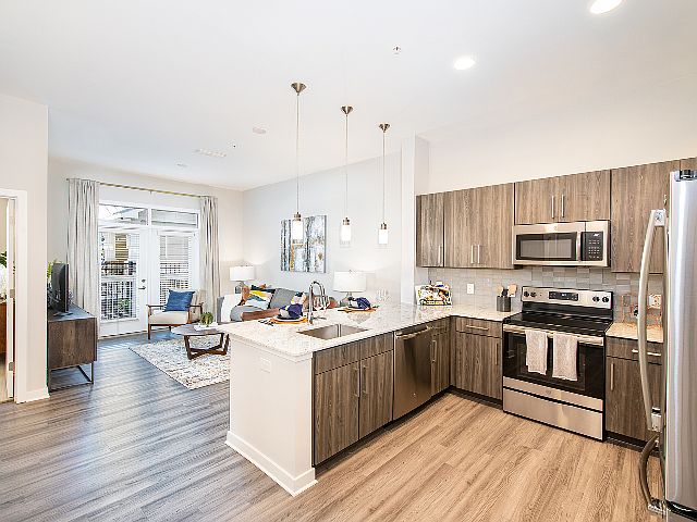 Open Concept Kitchen & Living Room