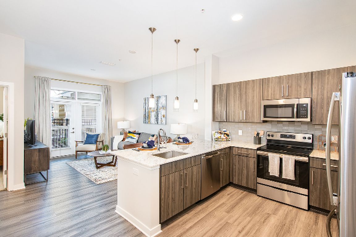 Open Concept Kitchen & Living Room