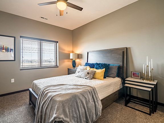 Enjoy a private and peaceful bedroom to recharge after a long day.