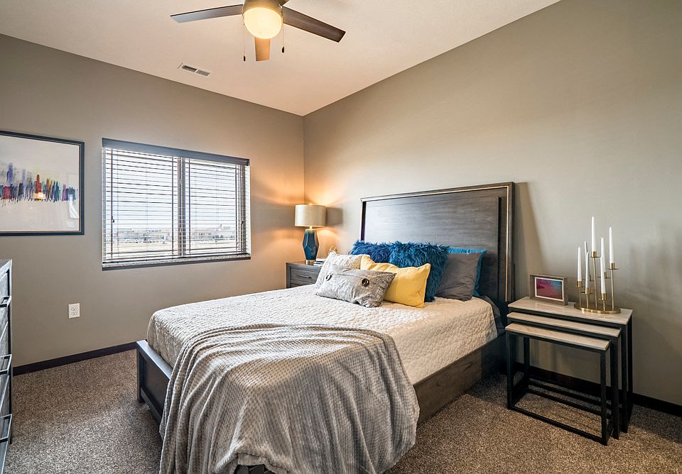 Enjoy a private and peaceful bedroom to recharge after a long day.