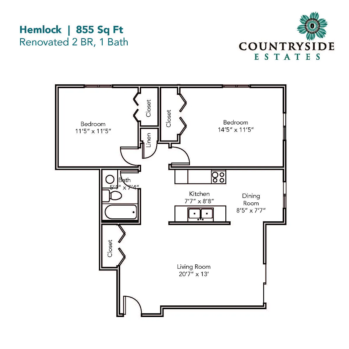 Floor plan Hemlock