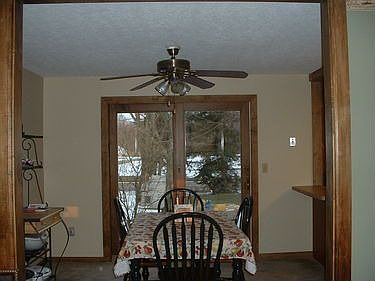 Slider from dining room to patio