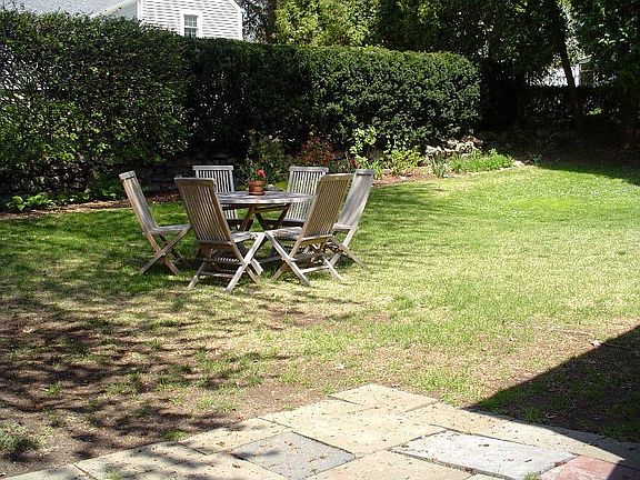 Lovely, private backyard