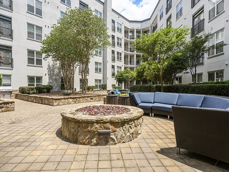 Gather around the outdoor firepit for cozy evenings and conversation