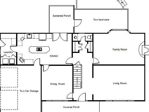 Floorplan of the first floor