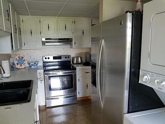 Sears Kenmore appliances, including stackable washer and dry