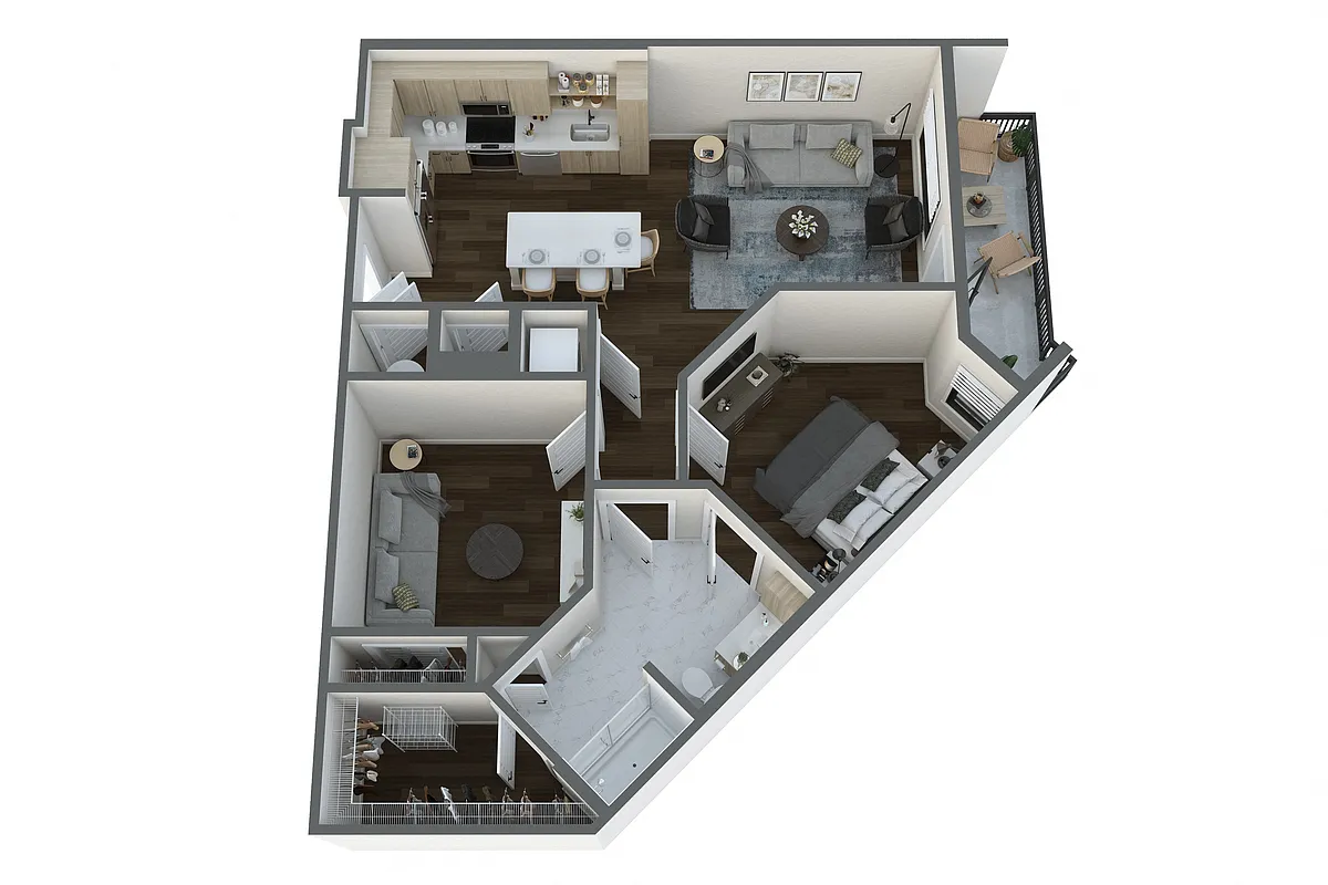 Floor plan Indian Creek with Study