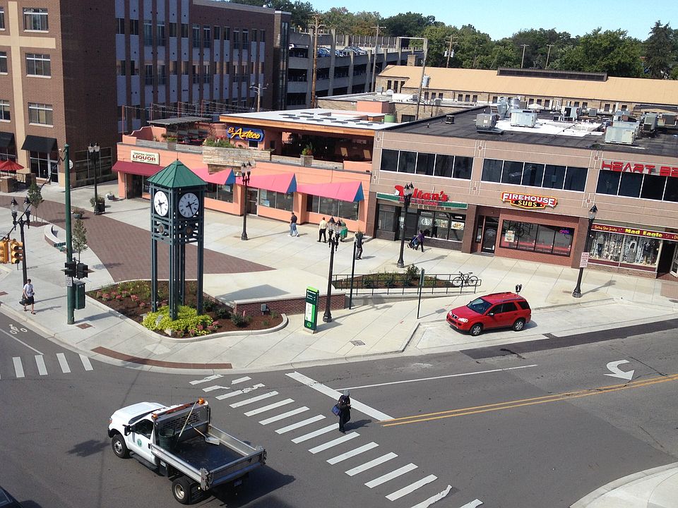 in the heart of down town.