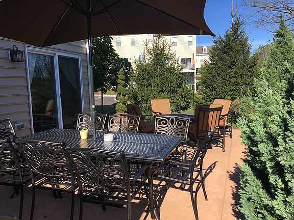 Oversized back patio