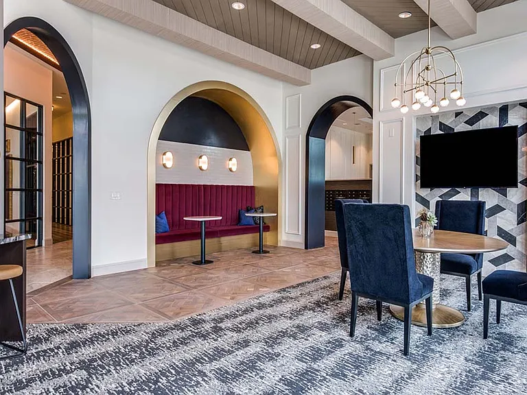 Griffis Frisco business center with TV.
