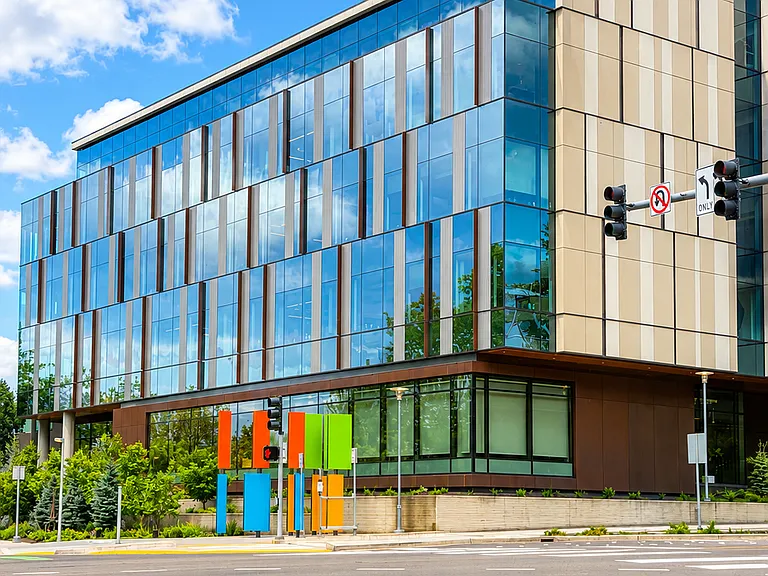 Walking distance to Microsoft campus conveniently located directly across from the new light rail station.