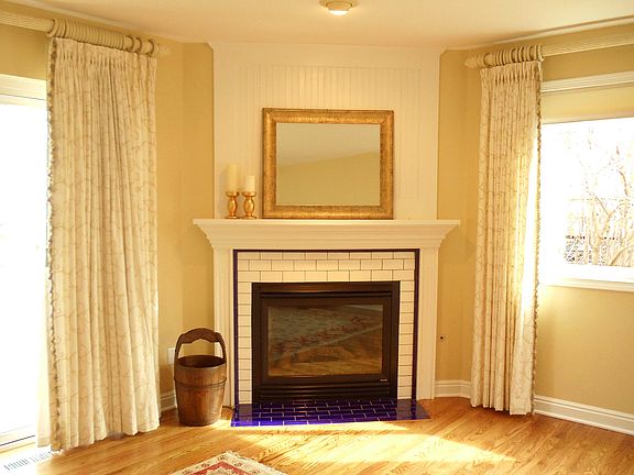 Gas fireplace updated