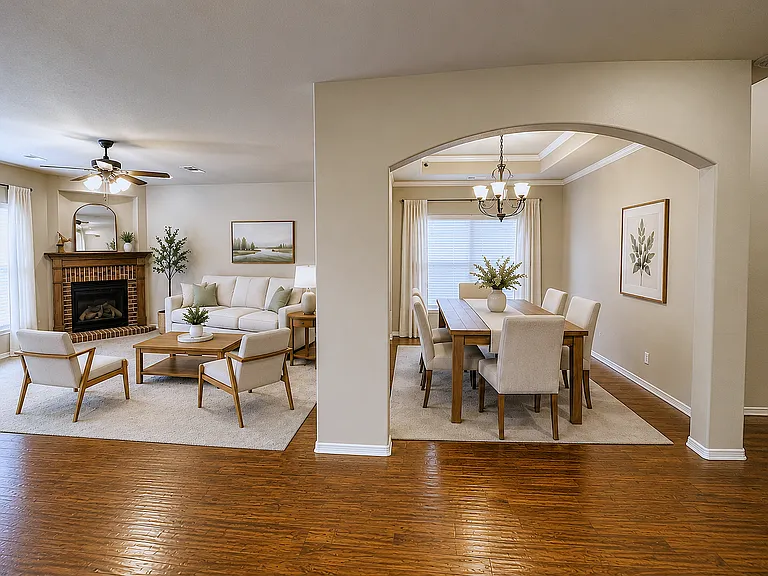 Living Area & Formal Dining