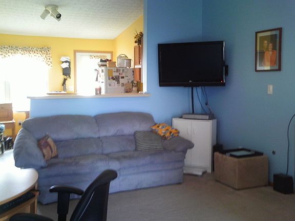 Living room opens to kitchen.