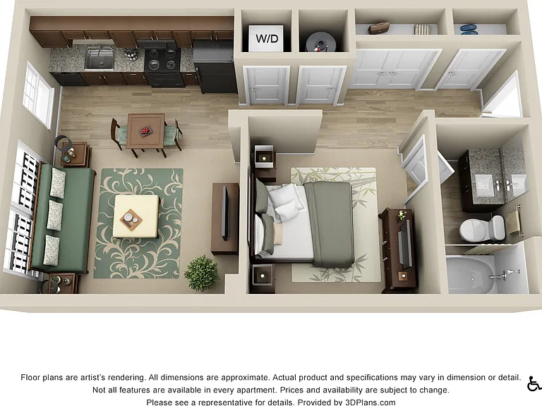 A1 floor plan Tryon Place